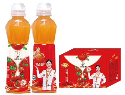 快乐选择山楂果汁饮料600ml*15